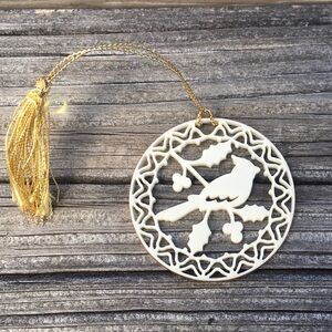 Yuletide Ornament, Cardinal, by LENOX, Vintage Charm